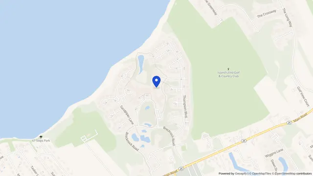 Map showing the location of Peconic Landing at 1500 Brecknock Road, Greenport, NY 11944, served by DachiPlus medical transportation.